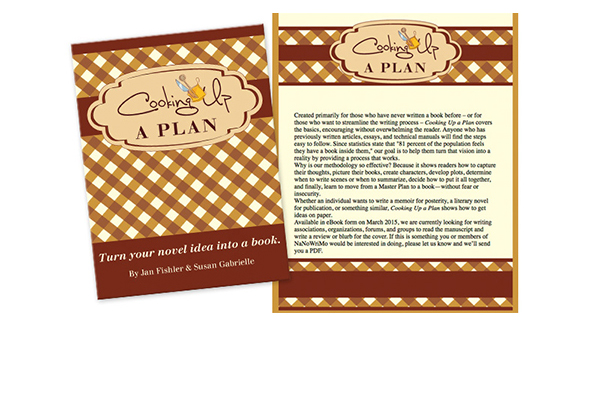 Cover illustration and design for writing workshop guide and custom web email by Jan Fishle and Susan Gabrielle